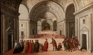 La Rencontre de Salomon et de la Reine de Saba - Juan de la Corte